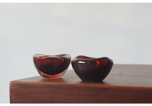 Glass Bowl Selena By Sven Palmqvist For Orrefors, 1950s, Set Of 2