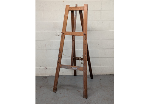 Vintage Pitch Pine Artist Easel