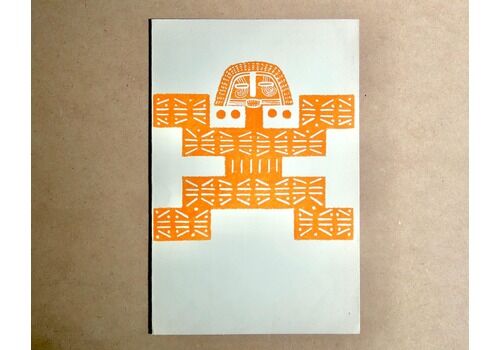 Original Pre Colombian Print By Georges Arnulf, 1967 / Tolima, Calima, Quimbaya Style