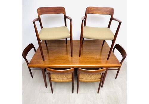 Danish Dining Set By Niels Otto Møller