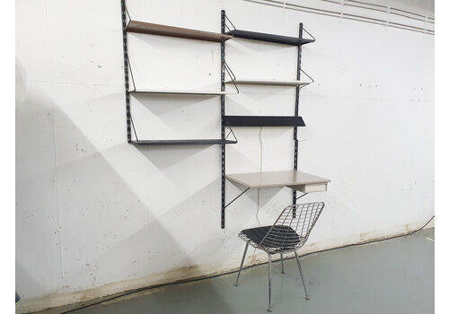 Tjerk Reijenga For Pilastro Metal Wall Unit, The Netherlands 1950