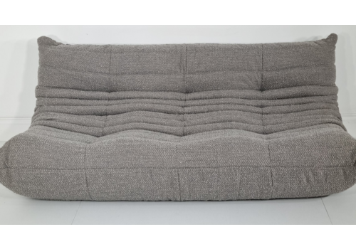 Ligne Roset Togo 3 Seater In Grey Boucle Excellent Condition