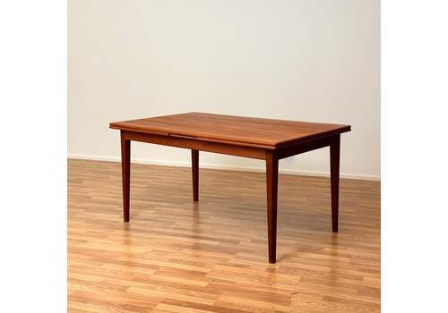 Rectangular Dining Table In Teak, 1950s 60s, Denmark