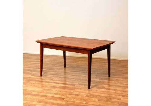Rectangular Dining Table In Teak, 1950s 60s, Denmark
