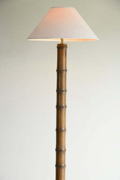 Simulated Bamboo Standard Lamp photo for sale