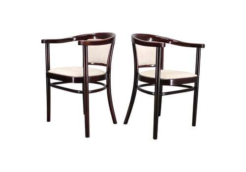 1930s Pair Of Restored Thonet Armchairs, Czechoslovakia