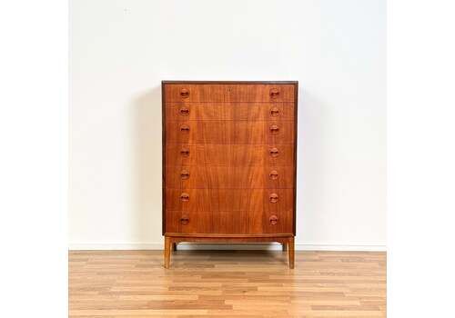 Chest Of 7 Drawers In Teak By Kai Kristiansen