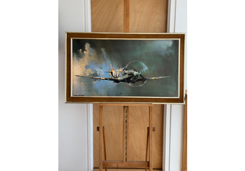 Barrie A.F. Clark Print On Board "Spitfire"