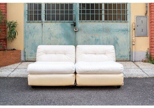 Set Of Amanta Lounge Chairs By Mario Bellini For B&B Italia, 1966