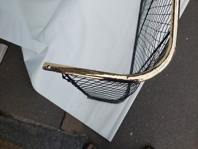 Victorian Brass Wire Mesh Nursery Fender photo furniture