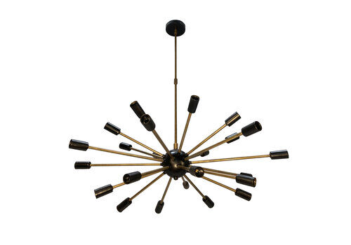 An Italian Twenty Four Light Sputnik Chandelier