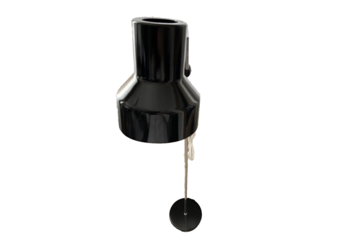 Vintage Reading Floor Lamp Retro, Black,Steel, Sweden 1960s