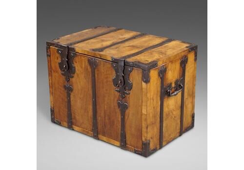 18th Century Walnut Strong Box