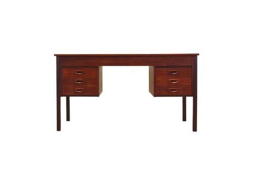 Teak Desk, Danish Design, 1970s, Production: Denmark