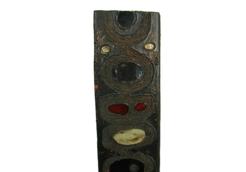 Modernist Ceramic Wall Plaque Perignem Mid Century Modernist Abstract Fat Lava