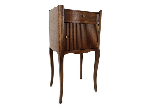 Art Deco Art Nouveau Brown  Side Cabinet Table Night Stand Antique Exquisite Fro