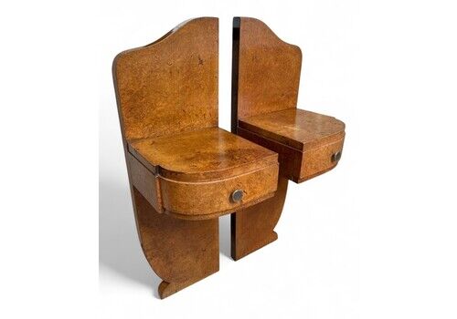 Pair Of Art Deco Bedside Tables