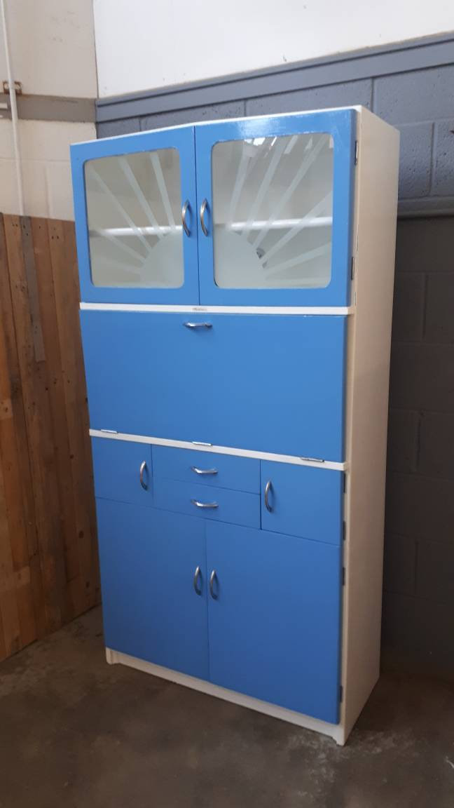 Fully Restored Original 1950s 1960s Hygena Vintage Retro Kitchen Larder Vinterior