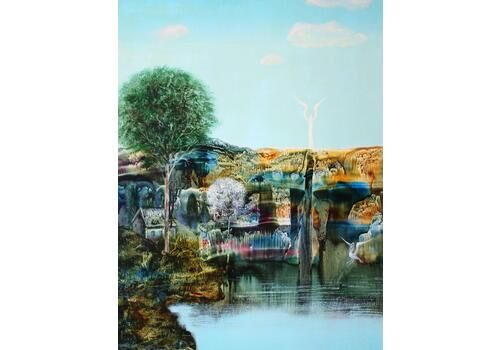 Janis Anmanisvision  Paper, Mixed Media. 79x60 Cm, 20142014