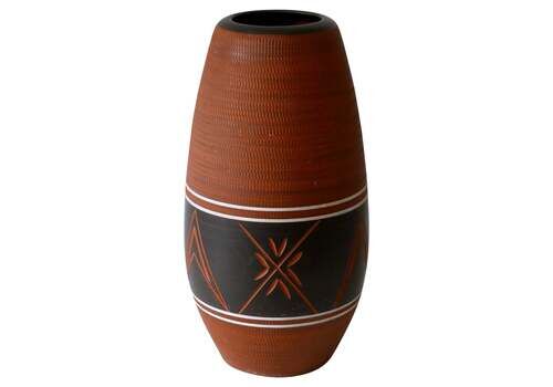 Rare, Large And Elegant Mid Century Modern Ceramic Floor Vase Germany 1960s