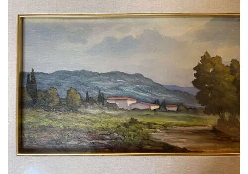Italian Landscape Oil Painting By Renato Cappelli