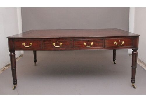 Early 19th Century Mahogany Partners Writing Desk From The Georgian Era