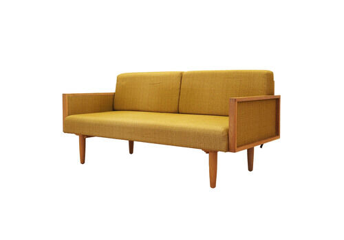 Oak Sofa, Danish Design, 1960s, Production: Denmark