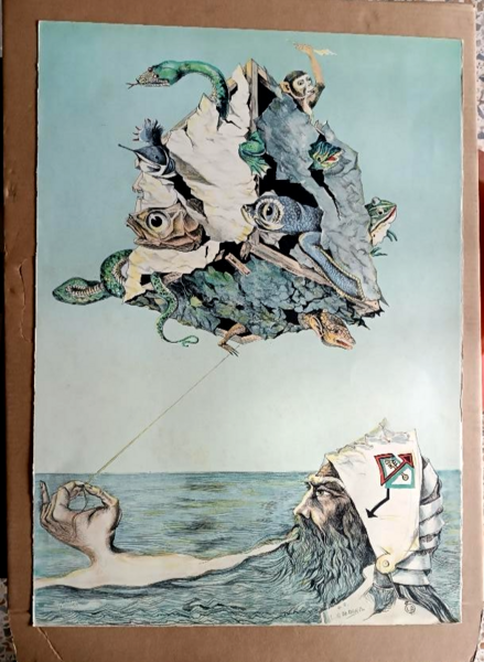 Signed Lithograph And Numbers Lorenzo D'andrea (1943) Printing House ...