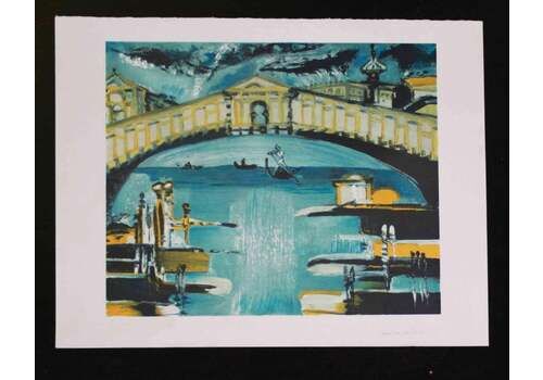 Remo Brindisiuntitled   Lithograph By Remo Brindisi   19801980