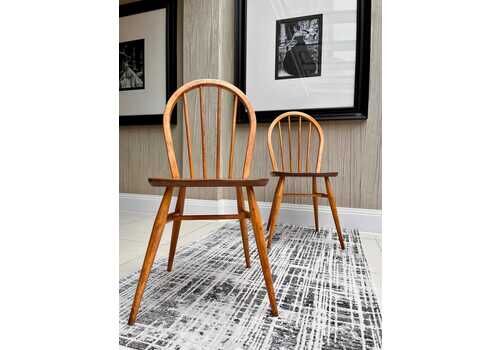 Pair Of 50s/60s Ercol Windsor Chairs Model No 400