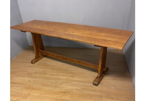 Arts And Crafts Golden Oak Refectory Table
