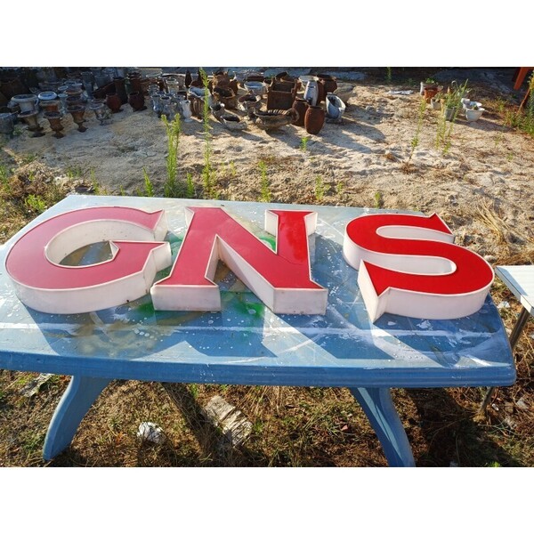 Sng Lettering 3 Industrial Plastic Letters: Sng | Vinterior