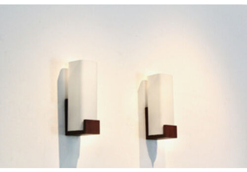 Pair Of Louis Kalff “Auray” Wall Lamps For Philips, 1950s