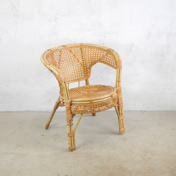 Vintage Cane Lounge Chairs Mid Century Vintage Bamboo Cane Rattan