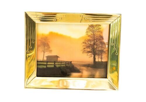 Art Deco Wall Picture Frame With Glass Vienna Around 1920s