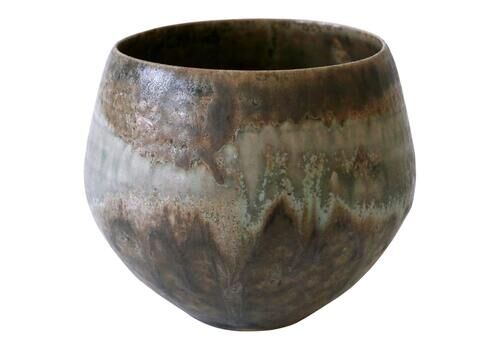 Vintage Studio Pottery Ceramic Vase No 06 By Ilse Ludwig Korbel Germany 1980s