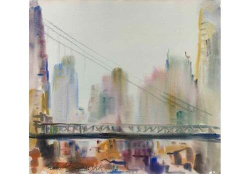 Carlo Ravagnannew York, 59th Street Bridge   Drawing By Carlo Ravagnan   19781978