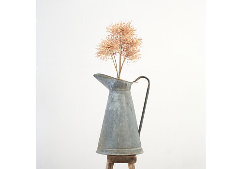 Large Vintage French Galvanised Jug