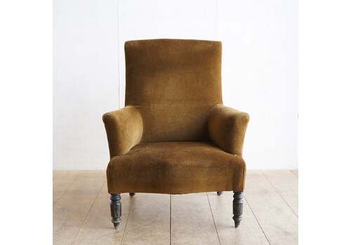 French Square Back Chair, Upcycled
