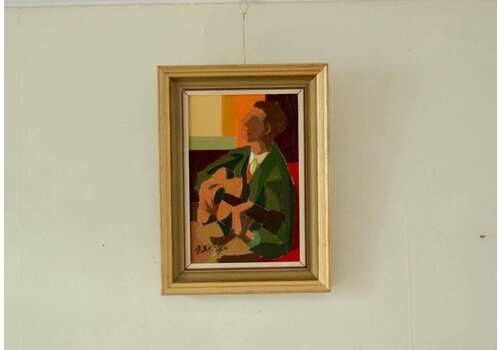 “Guitarist” By A. Skagh, Mid 20th Century