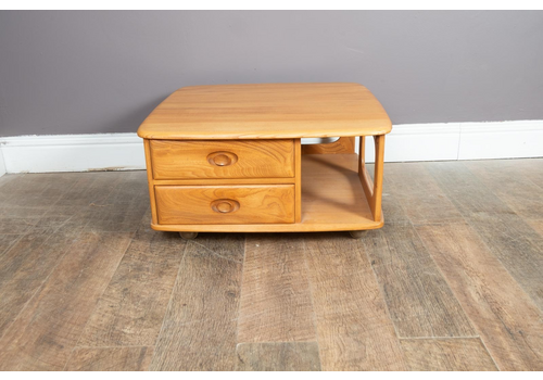 Ercol Light Elm Pandora Box Coffee Table