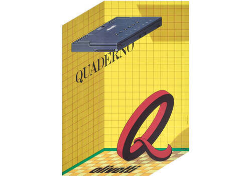 Milton Glaser   Olivetti Quaderno  Original Vintage Poster