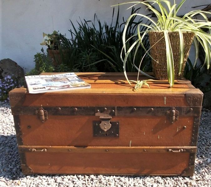 Home Furniture Diy Decorative Storage Trunks Vintage Storage
