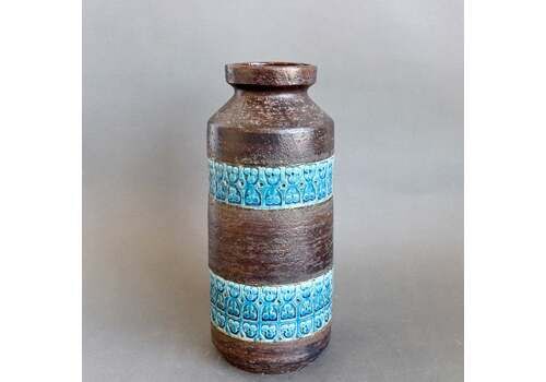 Mid Century Italian Ceramic Trifoglio Range Vase By Aldo Londi For Bitossi (1964)