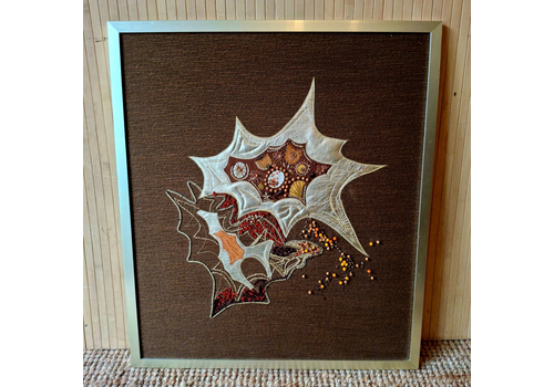 Fab Vintage Retro 70s Needlework Textile Wall Art Embroidery Crewel Jane Page ?