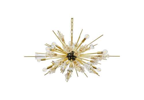 Huge J.L. Lobmeyr Metropolitan Opera Sputnik Crystal Brass Met Chandelier Vienna