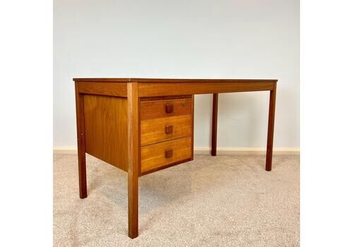 Mid Century Danish Teak Domino Mobler Desk