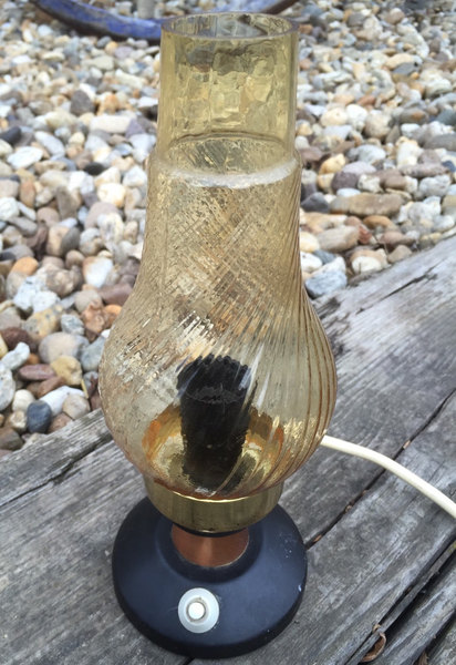 Quirky Little Vintage Lamp With Oil Shade For Home Antique Quirky Little Vintage Lamp With Oil Shade For Home Antique Decoration Soft Lighting Vinterior