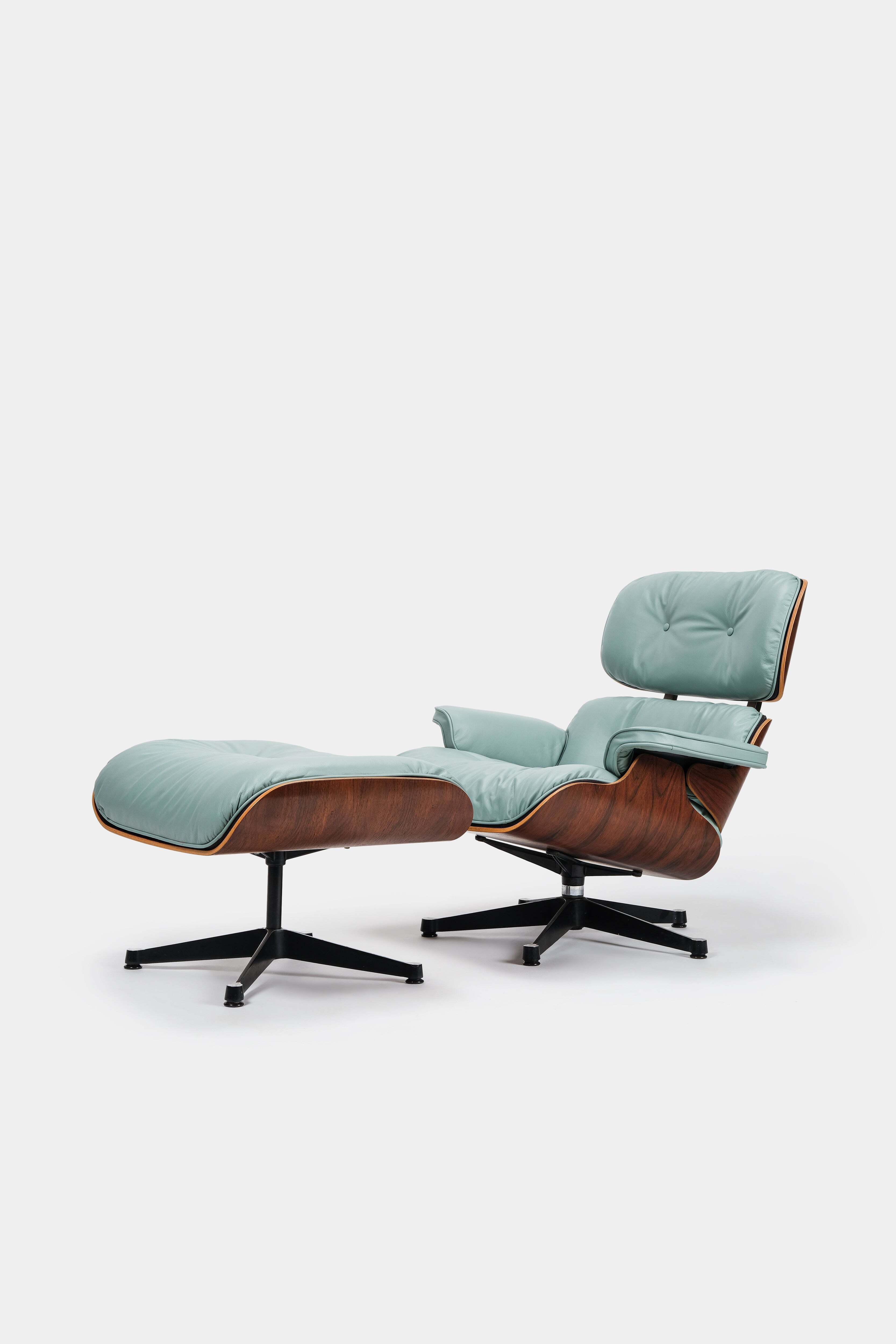 Charles And Ray Eames Lounge Chair And Ottoman, USA, 70s Vitra