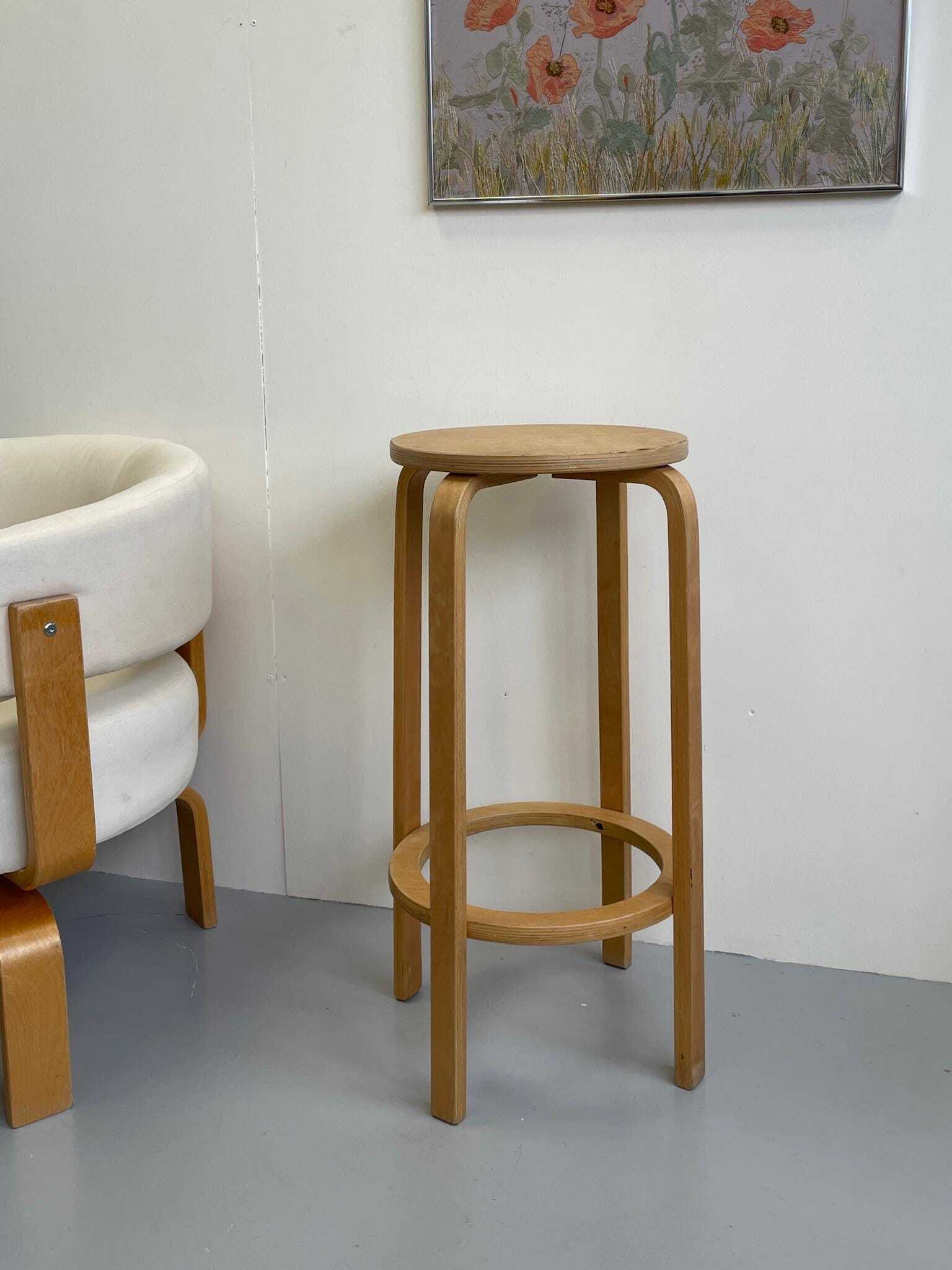 【ヴィンテージIKEA】フロスタスツール　アアルトスタイル Vintage Ikea Frosta Bar High Stool With Bentwood Frame Similar To